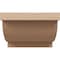 Ekena Millwork 6in. W x 4in. H x 12in. L Alpine Woodgrain TimberThane Rafter Tail, Primed Tan RFTUR06X04X12ALPRCPR - alternate 4